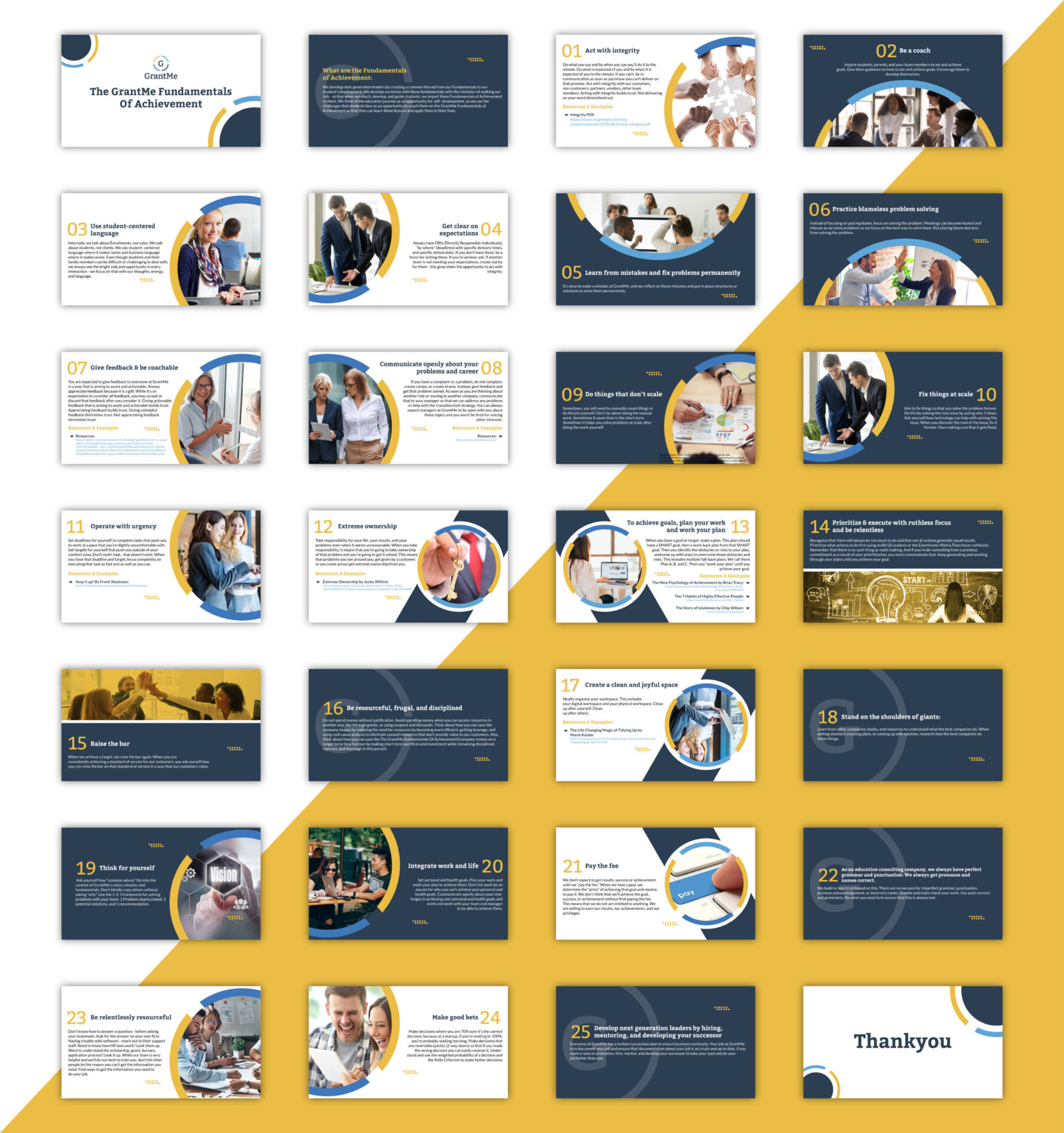 A professional and impactful design created to showcase the essence of Grant Me.